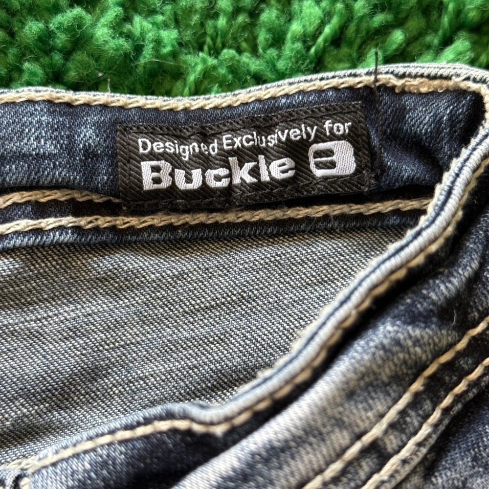 Salvage Havoc Straight Slim Fit Jeans BOH Wash Exclusive Buckle - Picture 7 of 11